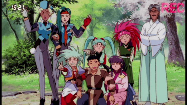 Tenchi the Movie: Tenchi Muyo in Love movie scenes FUNimation has chosen to package these movies in a bit of a strange way with Tenchi in Love and Daughter of Darkness on the same disc while Tenchi in Love 