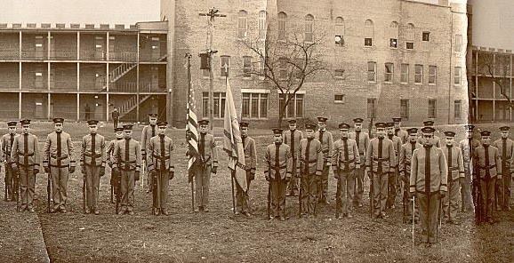 A group of an army at the Tennessee Military Institute