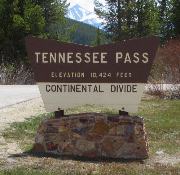 Tennessee Pass (Colorado) Tennessee Pass In Colorado Elevation 10424 Feet