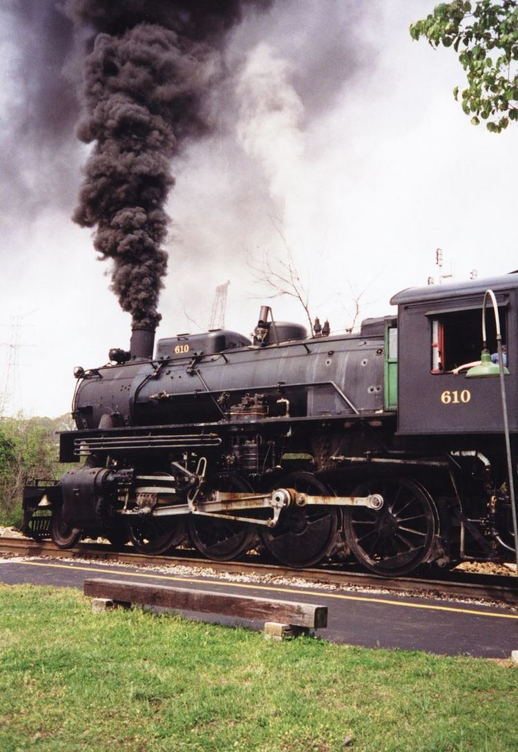 Tennessee Valley Railroad 610