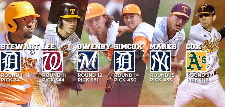 Tennessee Volunteers baseball 6 Vols baseball players and 5 signees drafted by Major League