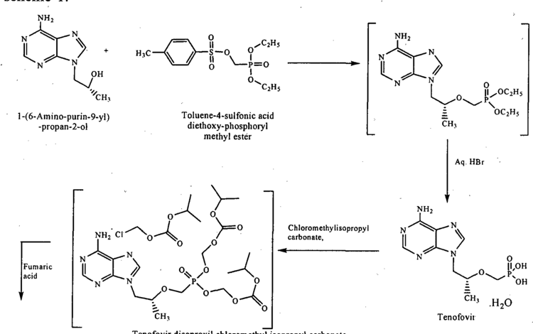 Tenofovir disoproxil An Improved Process for the Preparation of Tenofovir Disoproxil