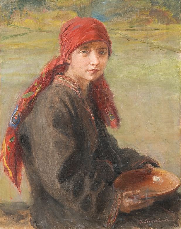 Teodor Axentowicz Best auctions of Polish paintings AgraArt Auction House