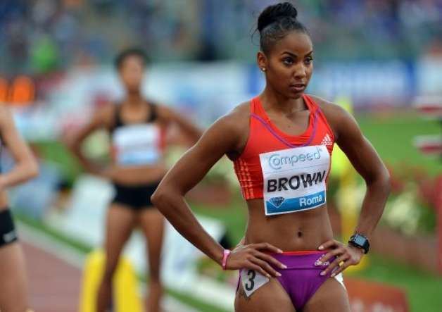 T'erea Brown Female Celebrity Navels Olympic Navel T39erea Brown