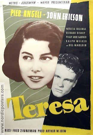 Teresa poster 1951 Pier Angeli original