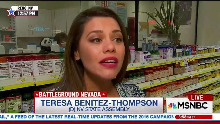 Teresa Benitez-Thompson MSNBC Teresa Benitez Thompson on Nevadas Latino Vote YouTube