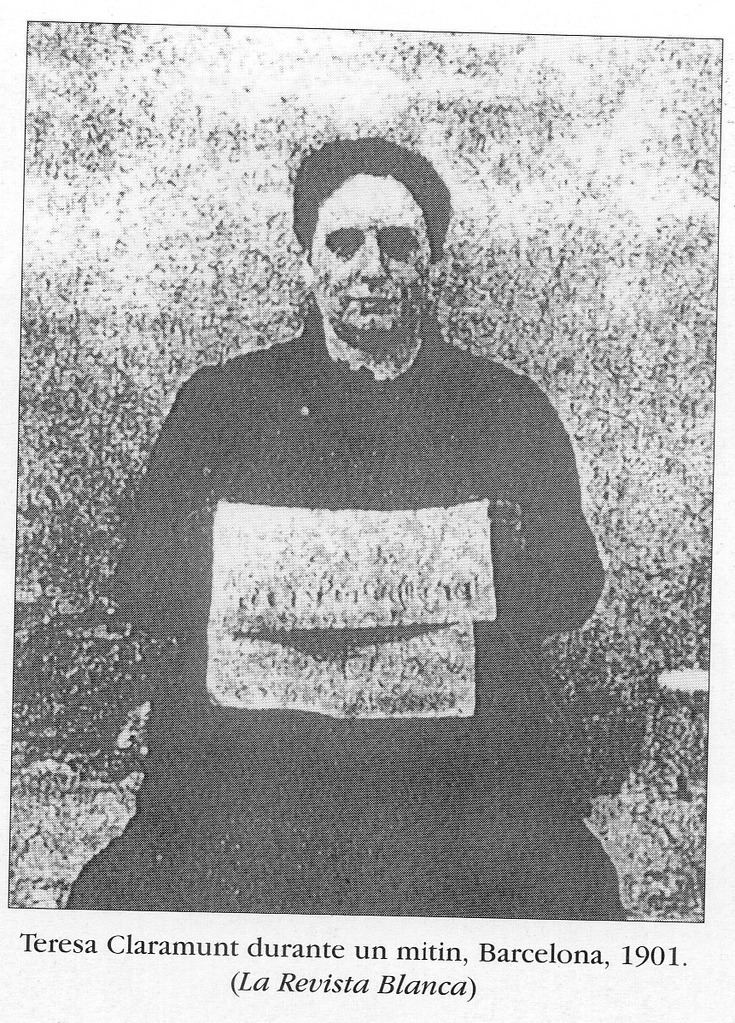 Teresa Claramunt Creus Teresa Claramunt durante un mitin en Barcelona el 1901 Dona havia