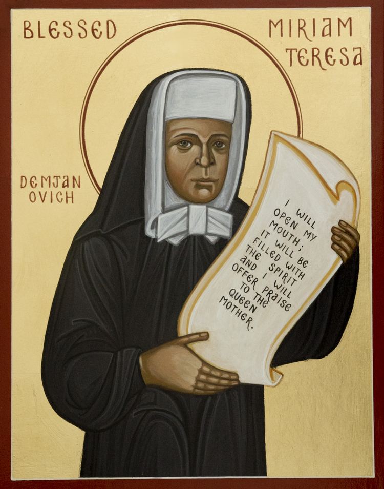 Teresa Demjanovich Byzantine Catholic Eparchy of Passaic Iconography