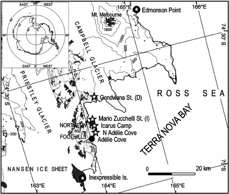 Terra Nova Bay Map of the Terra Nova Bay region showing the location of Figure
