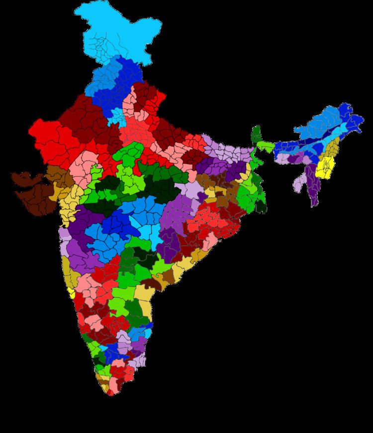 Territories of Catholic dioceses in India