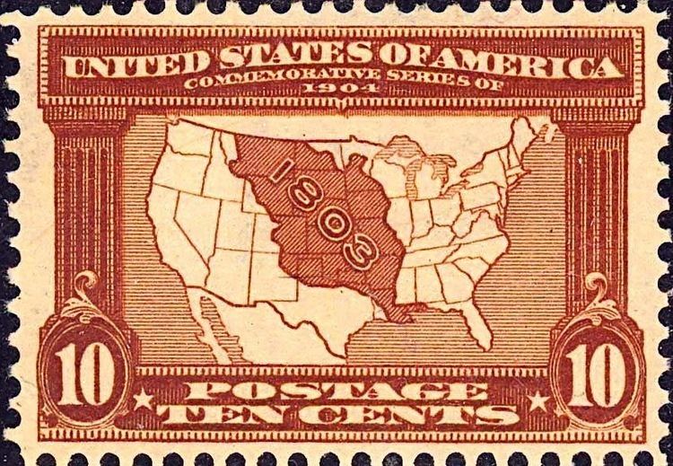 Territories of the United States on stamps