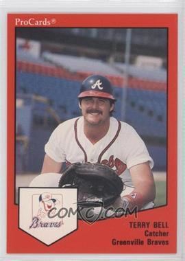 Terry Bell (baseball) 1989 ProCards Minor League Base 1162 Terry Bell COMC Card