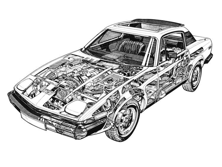 Terry Davey 198788 Ford Thunderbird likely illustrated by Terry Davey