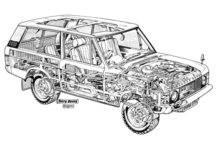 Terry Davey The Amazo Effect The Cutaway Diagram Files Range Rover By Terry Davey