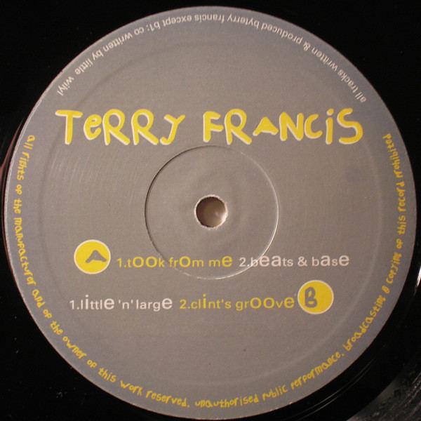 Terry Francis Terry Francis Took From Me Vinyl at Discogs