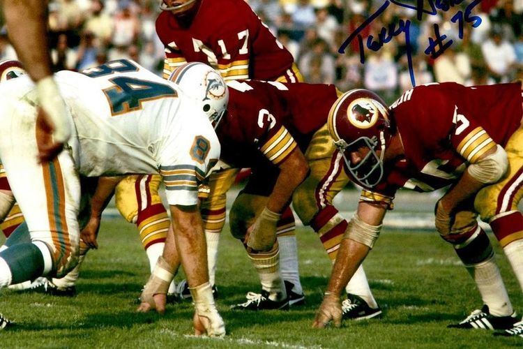 Terry Hermeling Redskins by the Jersey Numbers 75 Terry Hermeling Hogs Haven