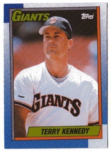 Terry Kennedy (baseball) SAN FRANCISCO GIANTS Terry Kennedy 372 TOPPS 1990 Baseball Trading