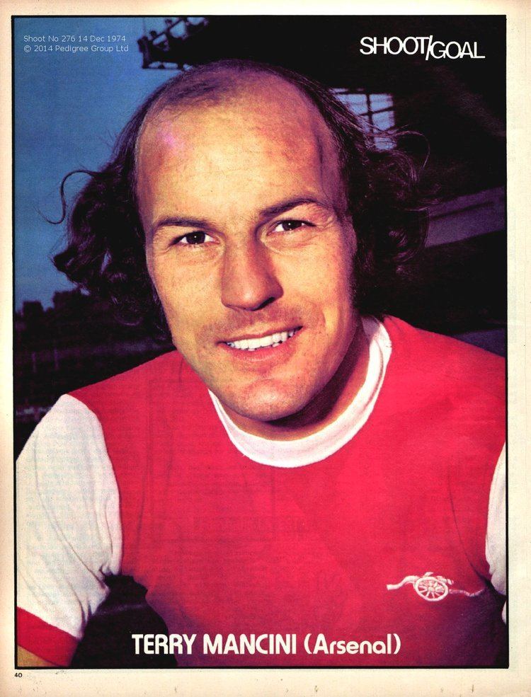 Terry Mancini Terry Mancini in Arsenal colors Soccer Attic