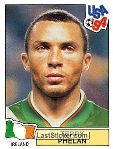 Terry Phelan Sticker 326 TERRY PHELAN Panini FIFA World Cup USA 1994