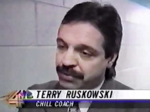 Terry Ruskowski Terry Ruskowski Stick Throwing Incident Jan 15 1994 YouTube