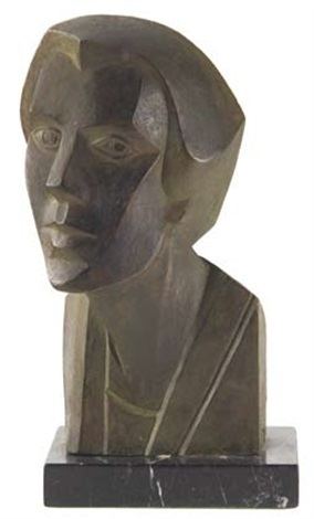 Portrait of A. Lois White (1978) sculpture by Terry Stringer