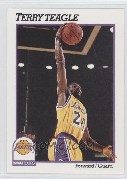 Terry Teagle 199192 NBA Hoops Base 104 Terry Teagle COMC Card Marketplace