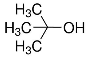 Tert-Butyl alcohol tertButanol anhydrous 995 CH33COH SigmaAldrich