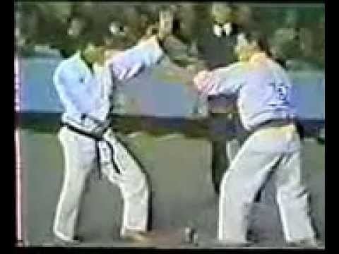 Terutomo Yamazaki 5th All Japan Open Karate Tournament in 1973 final fight