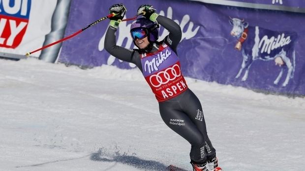 Tessa Worley Tessa Worley holds on for Crystal Globe at alpine World Cup finals