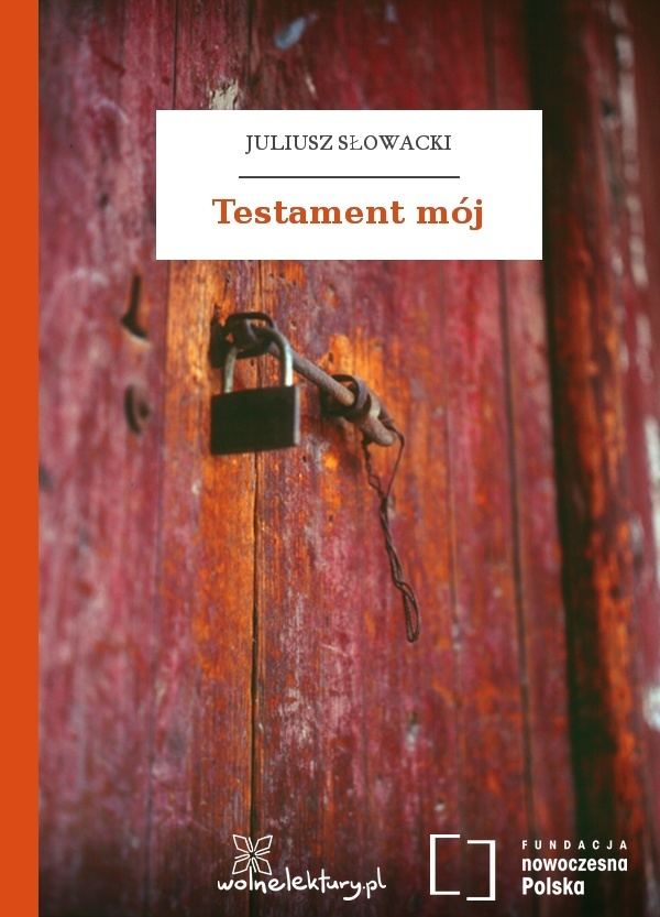 Testament mój wolnelekturyplmediabookcovertestamentmojjpg