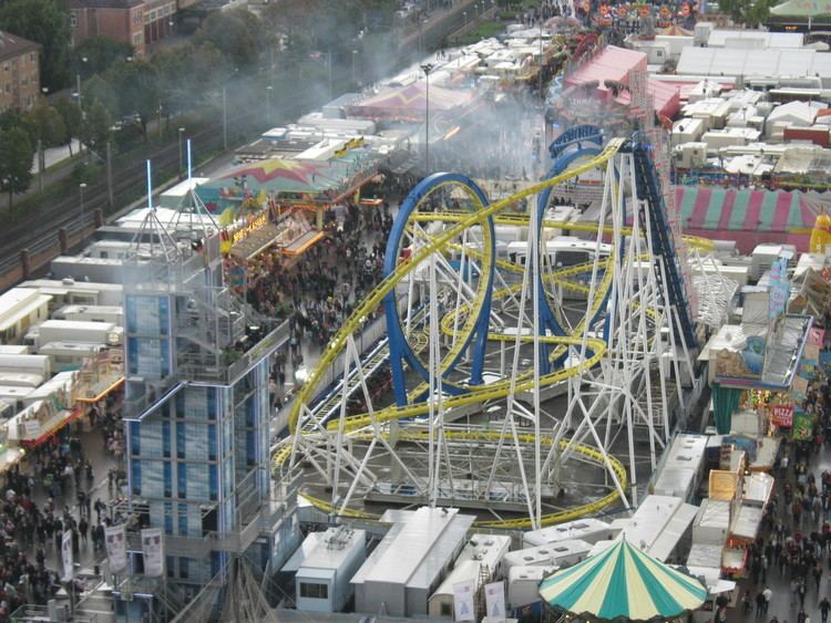 Teststrecke FileTeststrecke Roller Coaster from Ferris Wheel of Cannstatter