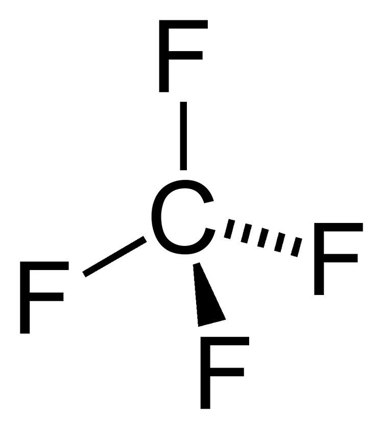 Tetrafluoromethane FileTetrafluoromethane2Dpng Wikimedia Commons