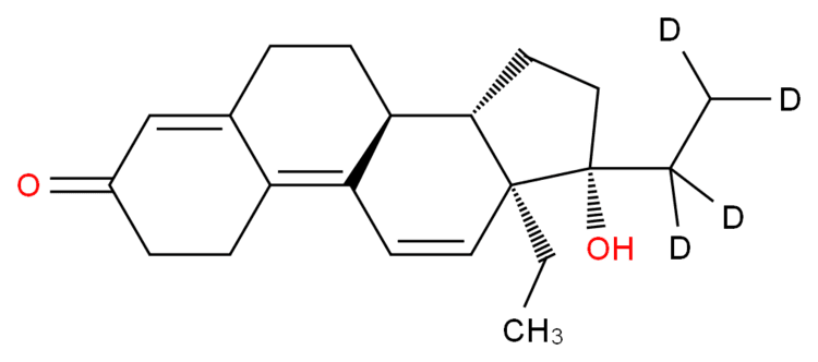 Tetrahydrogestrinone 856893828Tetrahydrogestrinoned4Toronto Research ChemicalsTHG