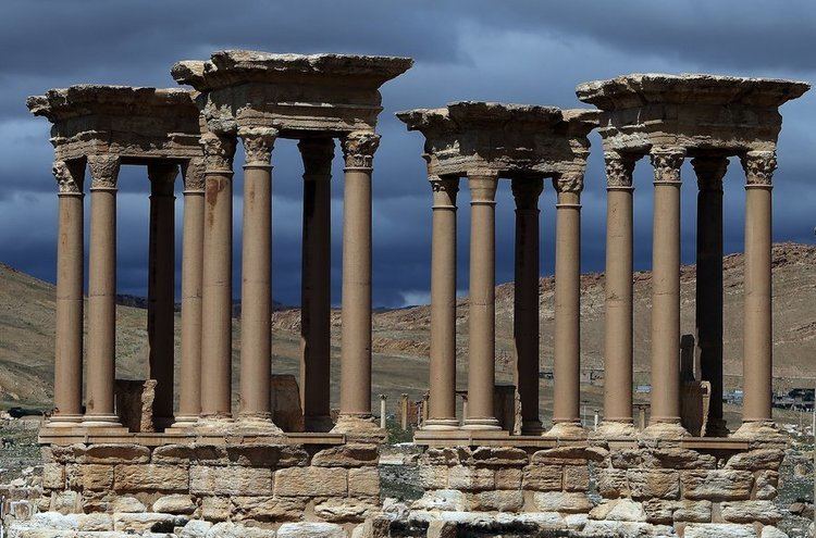 Tetrapylon ISIS Destroys Ancient Theater Tetrapylon In Palmyra Syria Says