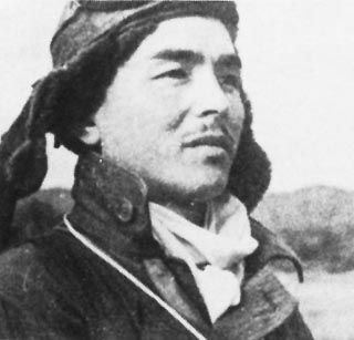 Tetsuzō Iwamoto japanese ACE pilot sadaki akamatsu with 55 kills inside his