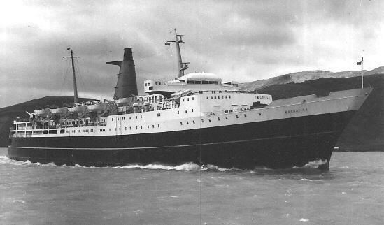 TEV Rangatira (1971) New Zealand Coastal Shipping Steamer Express