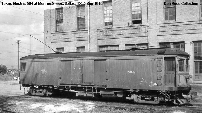 Texas Electric Railway Texas Electric Freight Motors and Locomotives