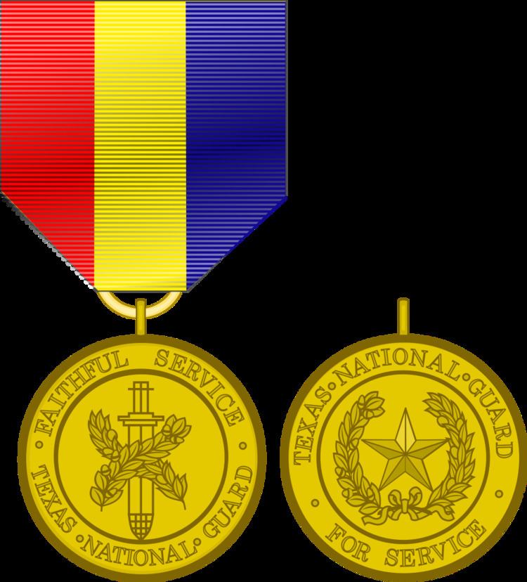 Texas Faithful Service Medal