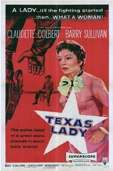 Texas Lady movie poster