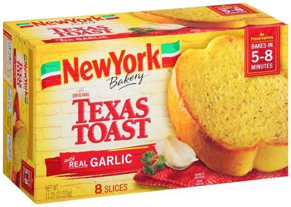 Texas toast New York Brand Bakery The Original Texas Toast with Real Garlic 16Ct