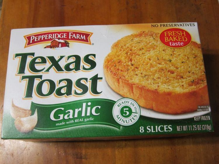 Texas toast Review Pepperidge Farm Garlic Texas Toast Brand Eating