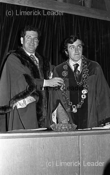 Thady Coughlan Thady Coughlan Mayoral election 75 Mayor of Limerick July 1975