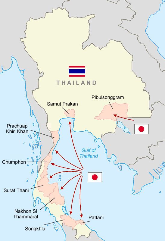 Thailand in World War II Japanese invasion of Thailand Wikipedia
