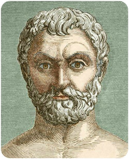 Thales of Miletus (624–548 BC) was a mathematician, astronomer and