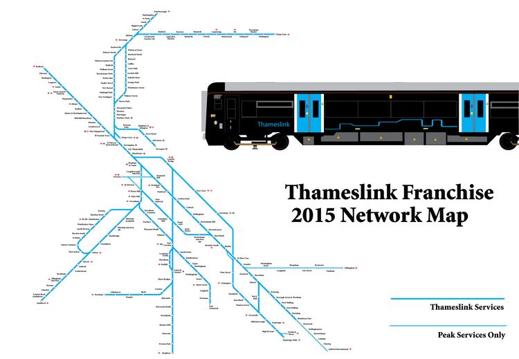 Thameslink (route) Thameslink train rail maps