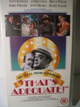 Thats Adequate VHS1989 BRUCE WILLIS Amazoncouk Video