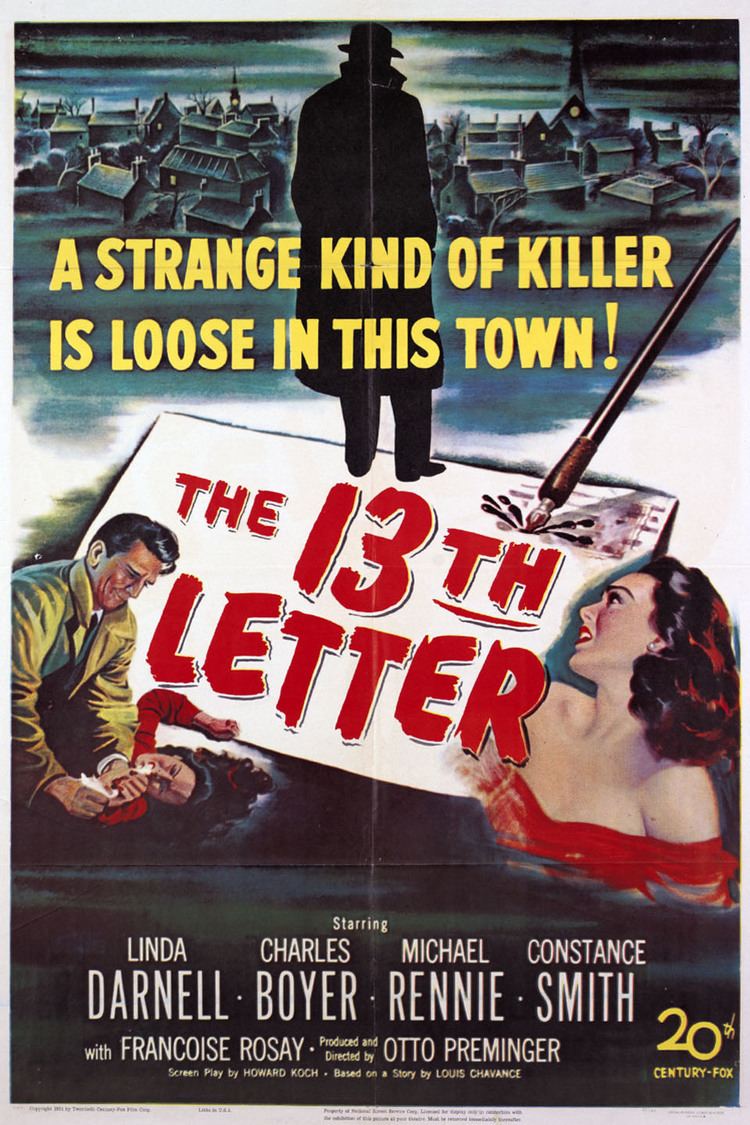 The 13th Letter wwwgstaticcomtvthumbmovieposters44859p44859