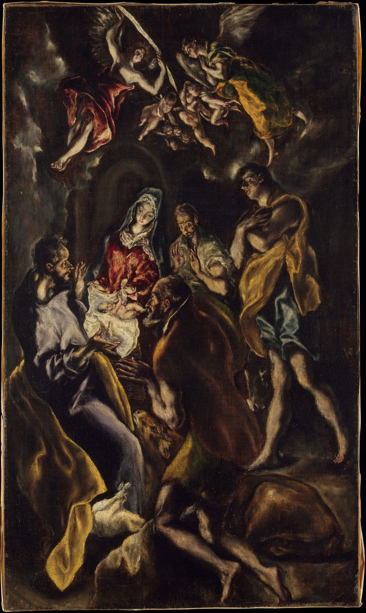 The Adoration of the Shepherds (El Greco) FileEl Greco and Workshop The Adoration of the Shepherds Metjpg