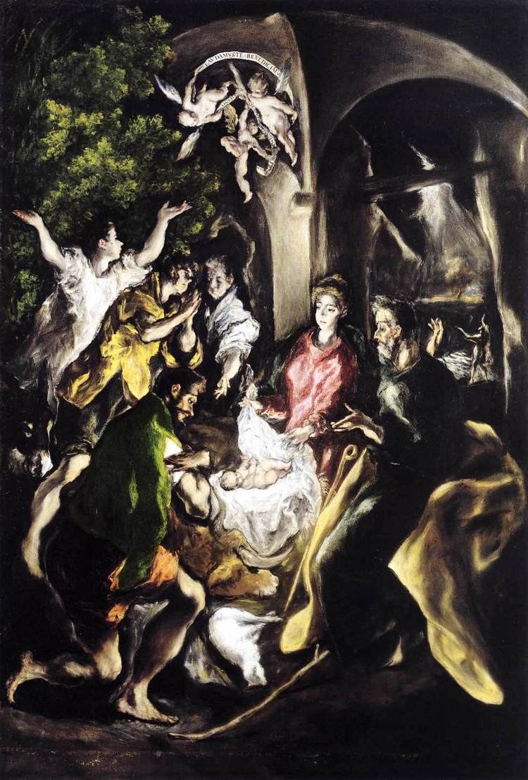 The Adoration of the Shepherds (El Greco) Adoration of the Shepherds c1610 El Greco WikiArtorg