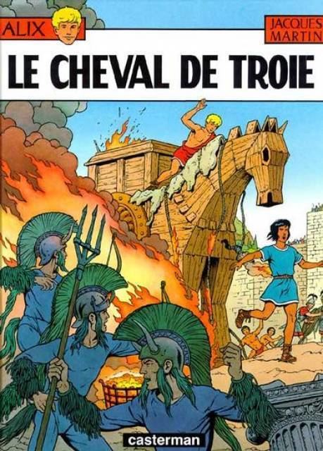 The book cover of Le Cheval de Troie by Jacques Martin